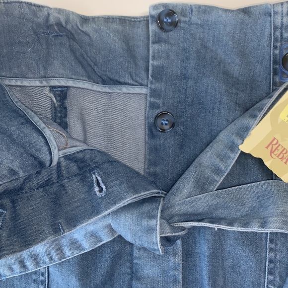 NWT Reba southwestern chambray denim shirt skirt sz 4 - Picture 6 of 11